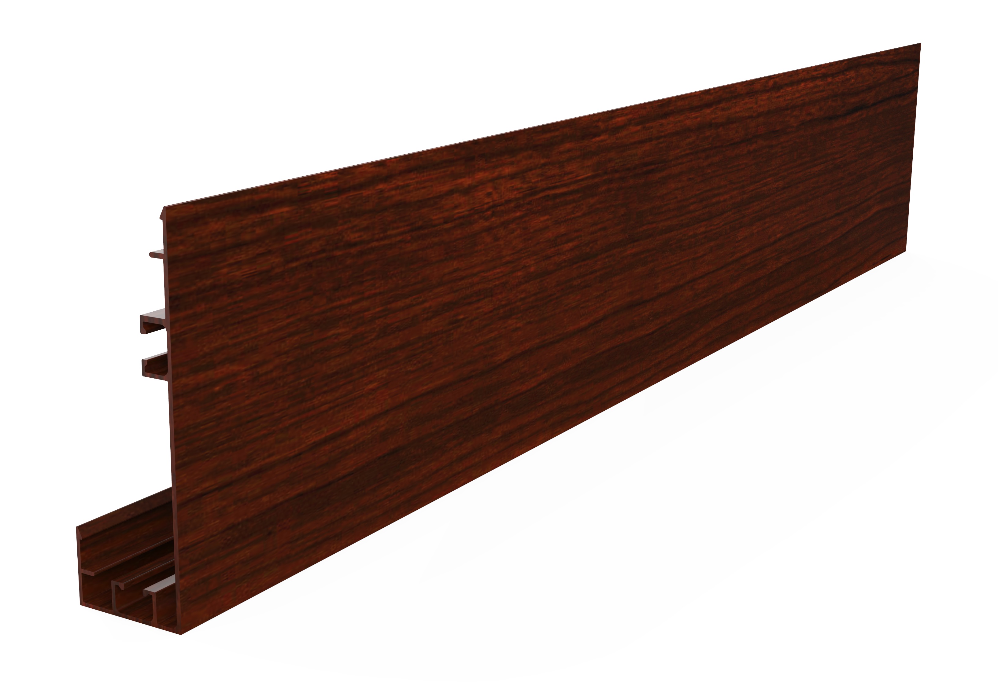 集成吊頂二級梁(2.5M 3.0M 5.6M )L型二級頂吊方通（紅木紋）效果圖