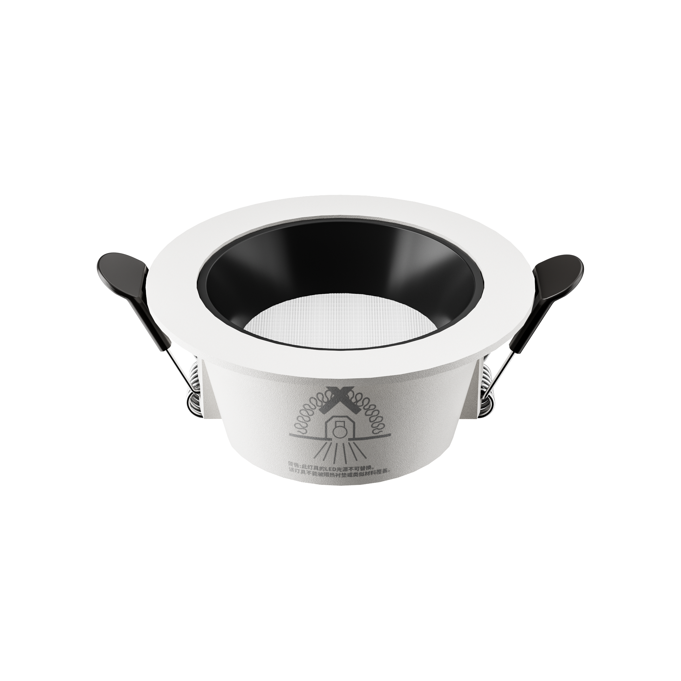 集成吊頂單照明BDS-3S-BM-TD822-8W(三色撥碼調溫 筒燈）效果圖